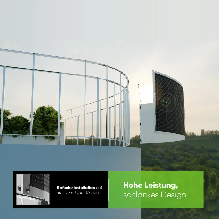 310W Balkonkraftwerk Set - Flexible SUNMAN Module (310Wp) - Hoymiles HMS-500 – Bild 10