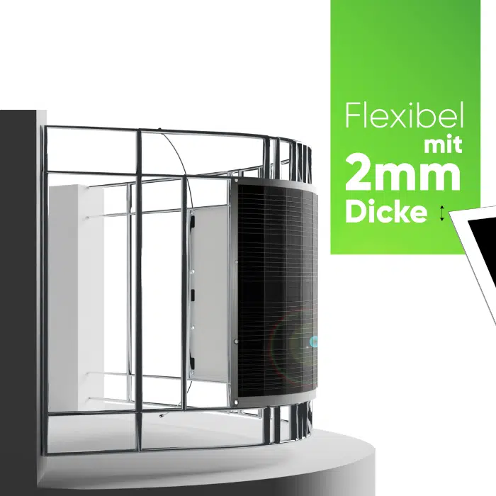 310W Balkonkraftwerk Set - Flexible SUNMAN Module (310Wp) - Hoymiles HMS-500 – Bild 8