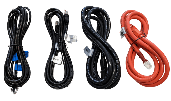 Pylontech Batterieanschlusskabelset Pylontech zu Wechselrichter 2 x 2,0m 25mm² Amphenol zu M8