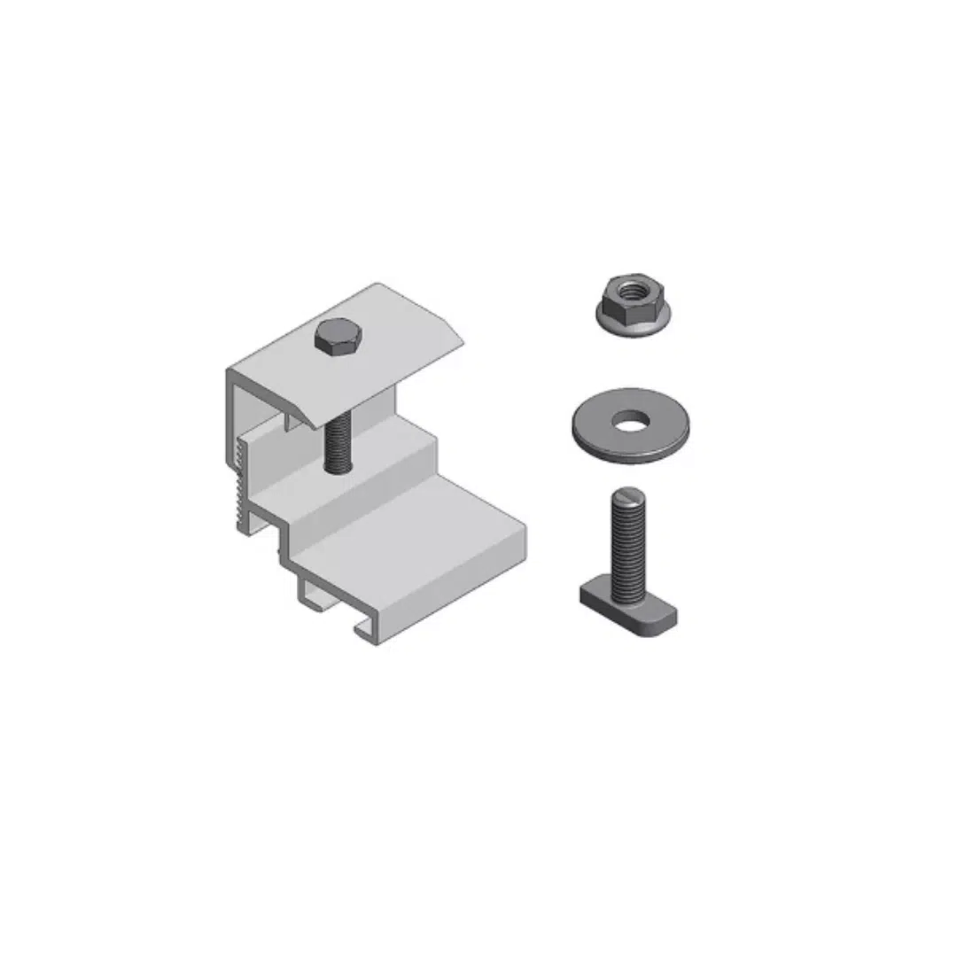 Van der Valk Aluklemme für Leistungsoptimierer/Mikrowechselrichter