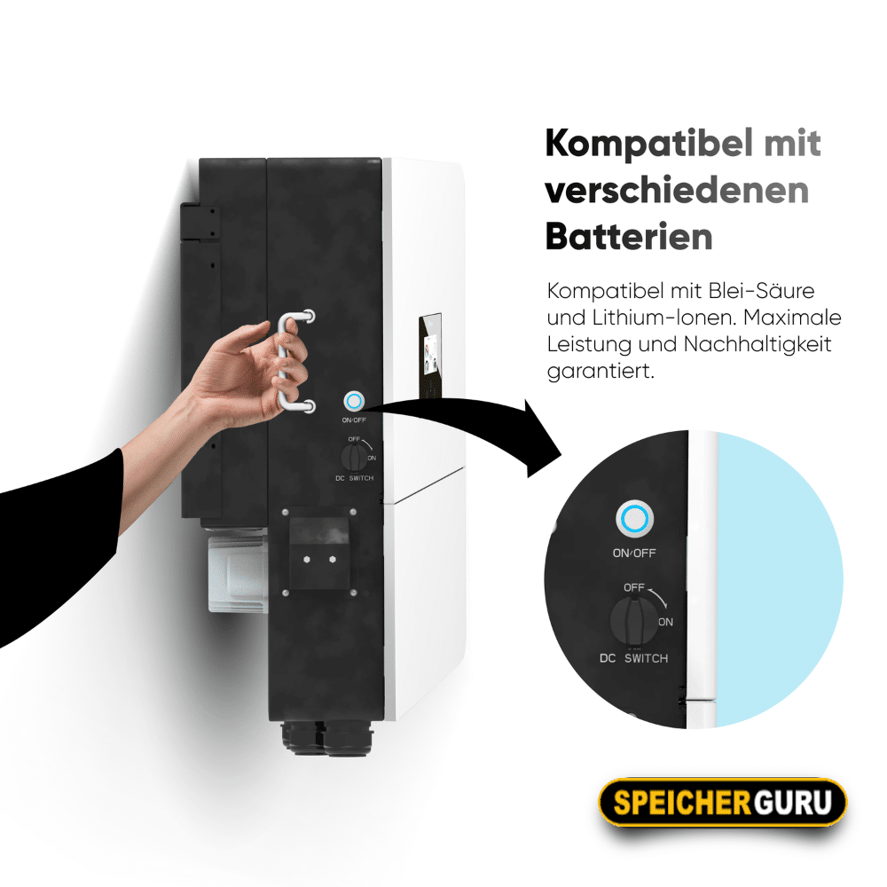 Deye/Pytes Komplettset 12 kW Hybridwechselrichter & 5 kWh Batteriespeicher (SUN-12K-SG04LP3-EU & E-BOX-48100R 5,12 kWh) – Bild 3