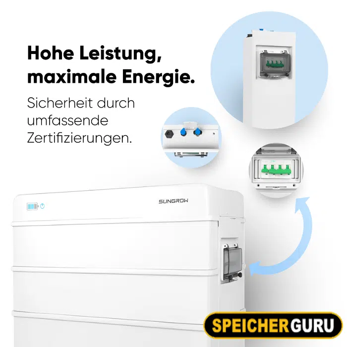 Sungrow SBR Hochspannungs LFP Batterie 16,0kW (SBR160) – Bild 5