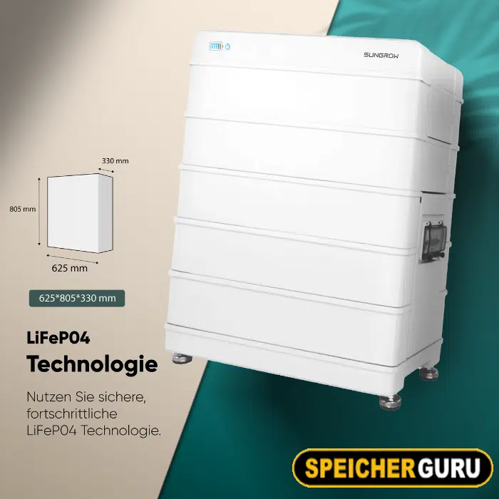 Sungrow SBR Hochspannungs LFP Batterie 16,0kW (SBR160) – Bild 8