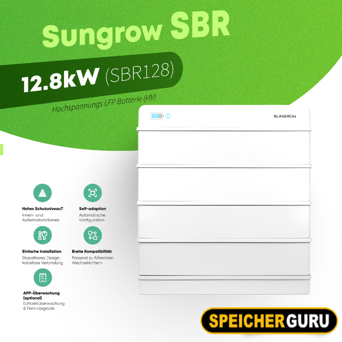 Sungrow SBR Hochspannungs LFP Batterie 12,8kW (SBR128) – Bild 2