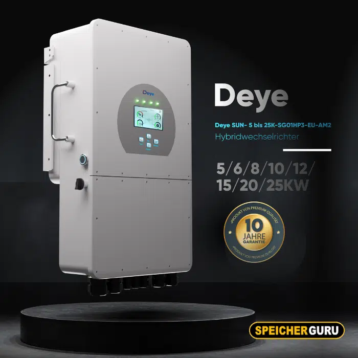 Deye Hybrid-Wechselrichter SUN-15K-SG01HP3-EU-AM2 15kW - High Voltage – Bild 2