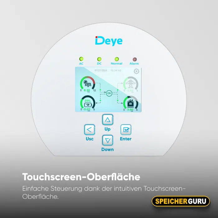 Deye Hybrid-Wechselrichter SUN-15K-SG01HP3-EU-AM2 15kW - High Voltage – Bild 4