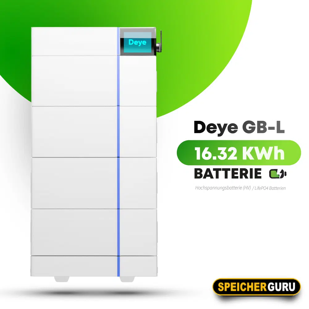 Deye GB-L-16.32 kWh Hochvoltspeicher Set