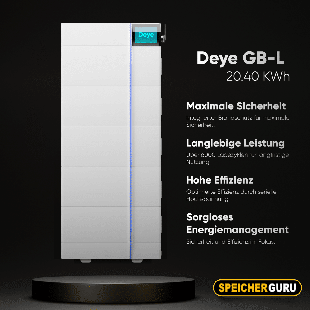 Deye GB-L-20.40 kWh Hochvoltspeicher Set – Bild 5