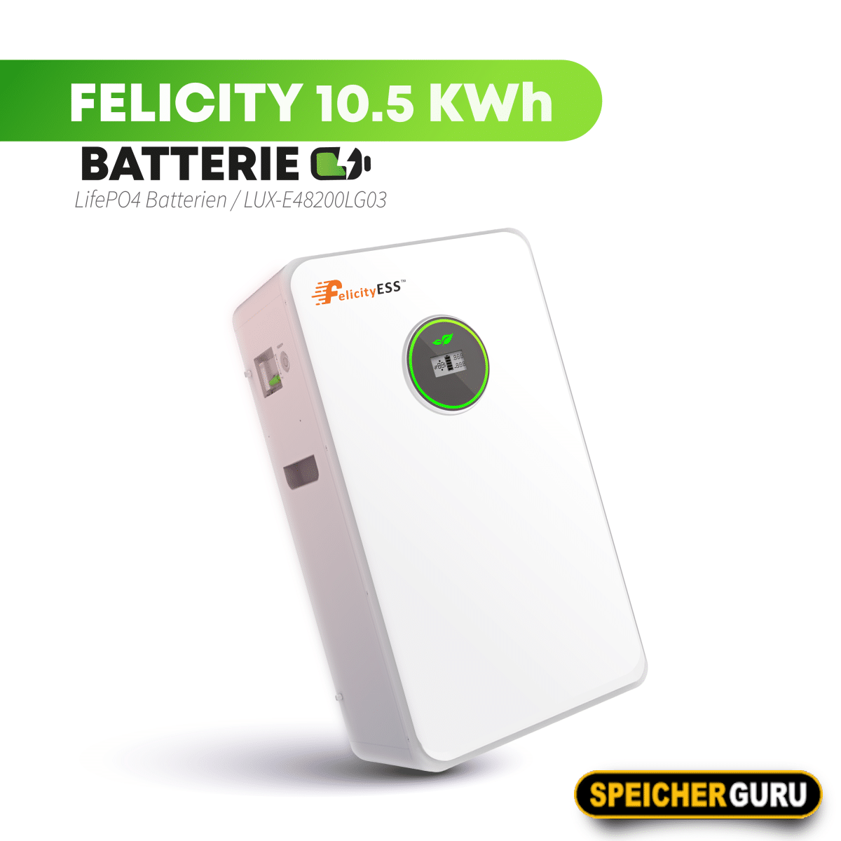 10,5kWh Wandspeicher | LUX-E-48200LG03 | Generation 2 | Mit Löschbombe – Bild 3