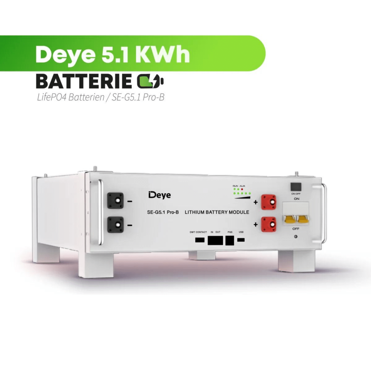 Deye SE-G5.1 Pro-B 5,1 kWh Batteriespeicher LiFePO4