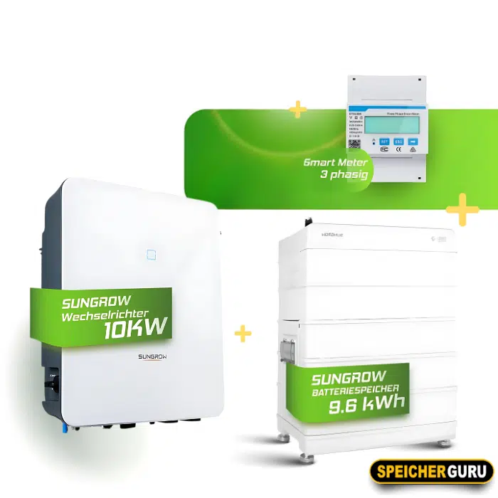 Sungrow Komplettset Hybrid Wechselrichter SH10RT 10kW + 9,6kW Speicher (SBR096)