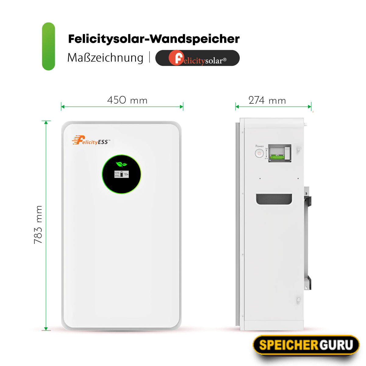 Felicity 12,5kWh Wandspeicher | LUX-E-48250LG03 | Generation 2 | Mit Löschbombe | Versandkostenfrei Aktion – Bild 3