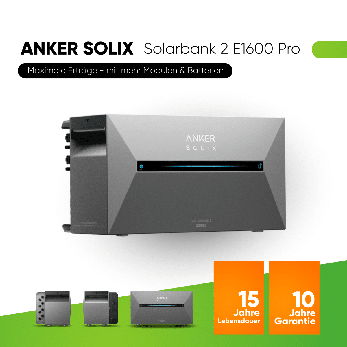 910W Balkonkraftwerk Set - Aiko Solarmodule mit Anker SOLIX Solarbank 2 Pro + Smartmeter – Bild 3
