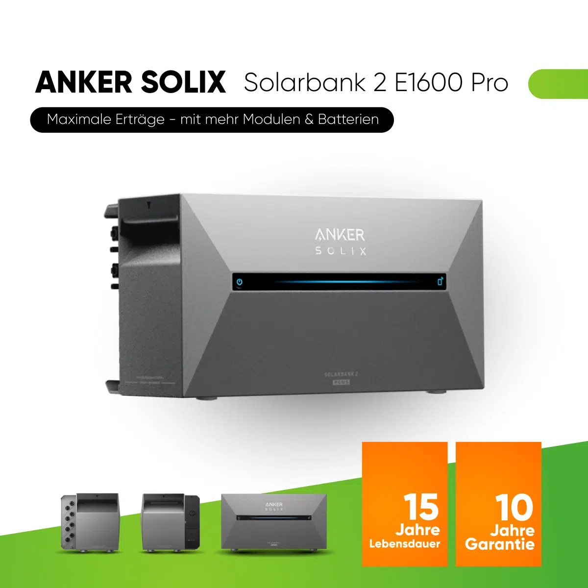 Sovinar 1820W Balkonkraftwerk Set - Aiko Solarmodule mit Anker SOLIX Solarbank 2 Pro – Bild 3