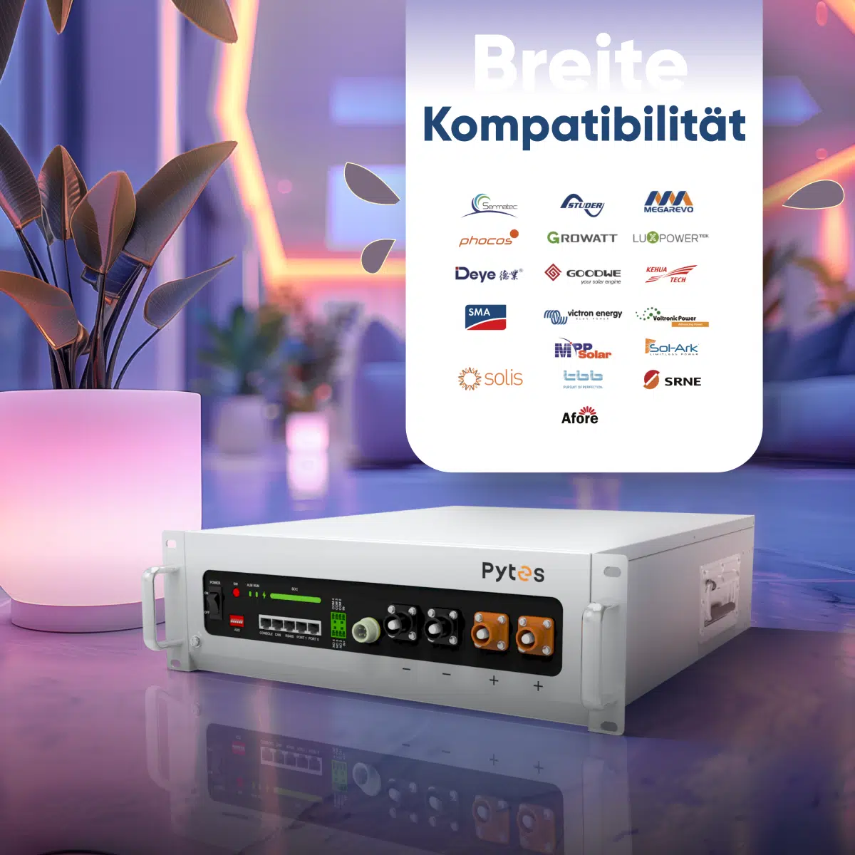 Pytes V5a 5,12kWh Speicher LiFePO4 51,2V 100Ah – Bild 4