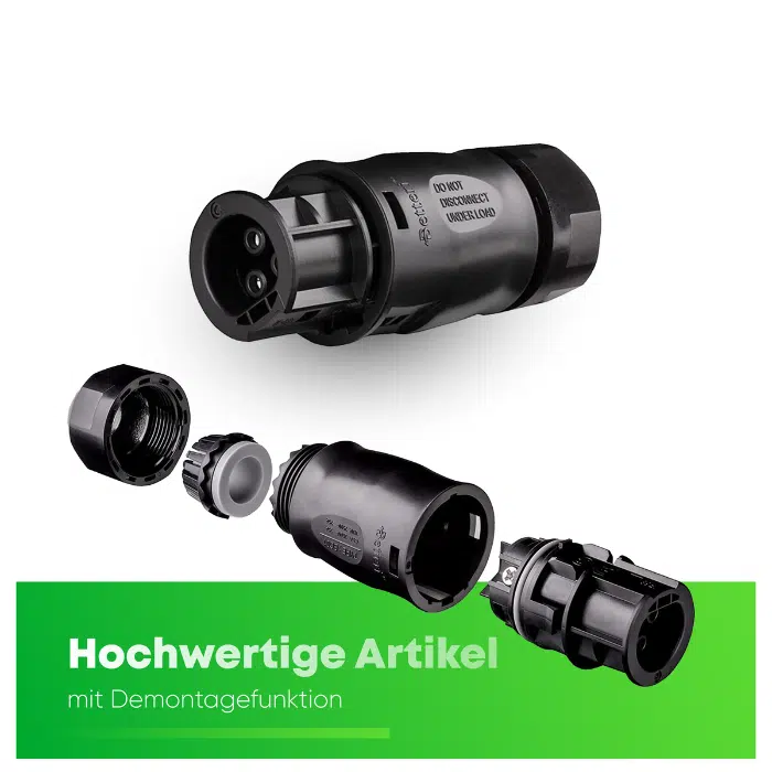 5m Anschlusskabel Betteri BC01 auf Schuko Wechselrichter – Bild 3